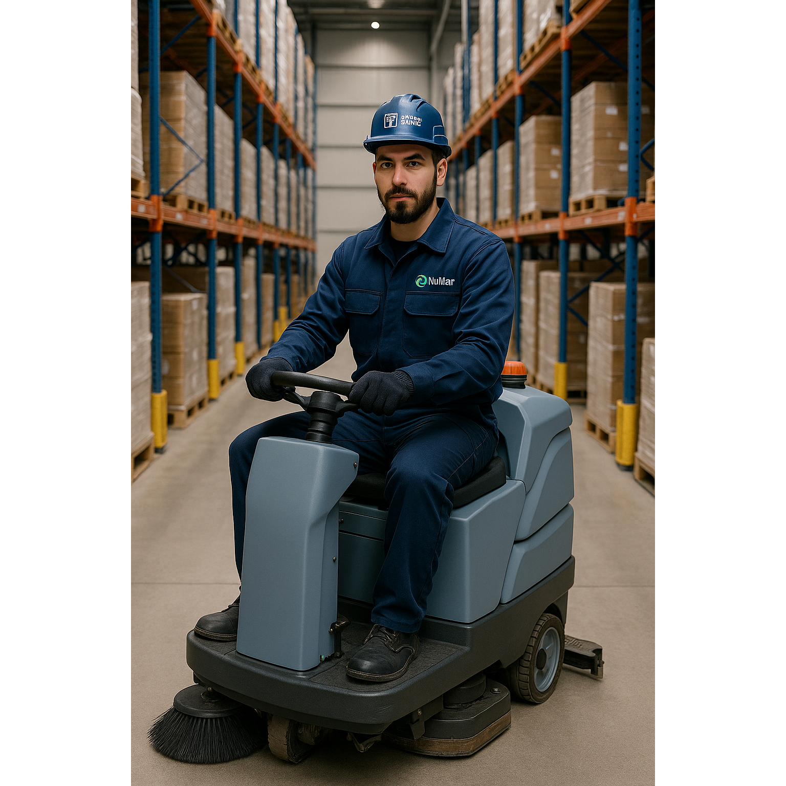 Aseo Industrial con maquinaria especializada